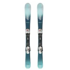 SKIS ALPINS BLIZZARD SHEEVA JR + IQ 4.5 BLEU/ARGENT 2018 POUR JUNIOR (AVEC FIXATIONS)