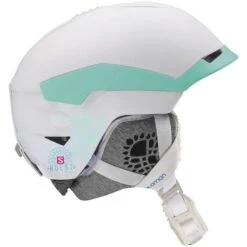 CASQUE DE SKI ALPIN SALOMON QUEST ACCESS BLANC/BLEU POUR FEMME