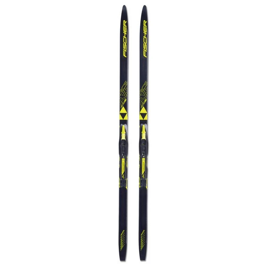SKIS DE FOND FISCHER SPRINT IFP NOIR/JAUNE POUR JUNIOR 1 SKIS DE FOND FISCHER SPRINT IFP NOIR/JAUNE POUR JUNIOR