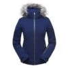 MANTEAU DE SKI ALPIN SPYDER DIABLA FAUX FUR BLEU