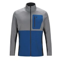 CHANDAIL DE SKI ALPIN PEAK PERFORMANCE HELO MID ZIP GREY MELANGE