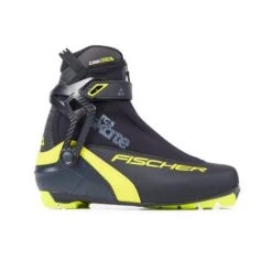 BOTTES DE SKI DE FOND FISCHER RC3 SKATE NOIR/JAUNE POUR HOMME