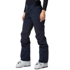 PANTALON DE SKI ALPIN ROSSIGNOL CLASSIQUE BLEU FONCÉ POUR FEMME