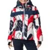 MANTEAU DE SKI ALPIN ROSSIGNOL HIVER DOWN ROOSTER BLEU FONCÉ POUR FEMME