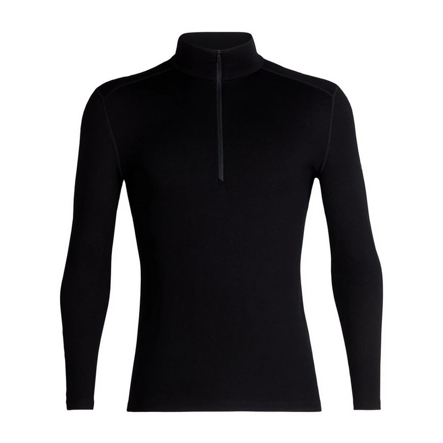 SOUS-VÊTEMENTS ICEBREAKER 260 TECH HALF ZIP NOIR POUR HOMME 1 SOUS-VÊTEMENTS ICEBREAKER 260 TECH HALF ZIP NOIR POUR HOMME