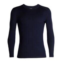 ICEBREAKER 260 ZONE CREWE POLAR/MIDNIGHT NAVY POUR HOMME