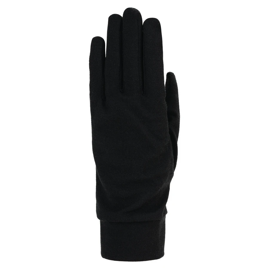 GANTS AUCLAIR MERINO WOOL LINER NOIR 1 GANTS AUCLAIR MERINO WOOL LINER NOIR