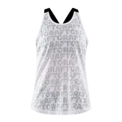 CAMISOLE CRAFT CORE CHARGE LOGO BLANC POUR FEMME