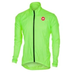 MANTEAU DE VÉLO CASTELLI SQUADRA ER JAUNE FLUO POUR HOMME