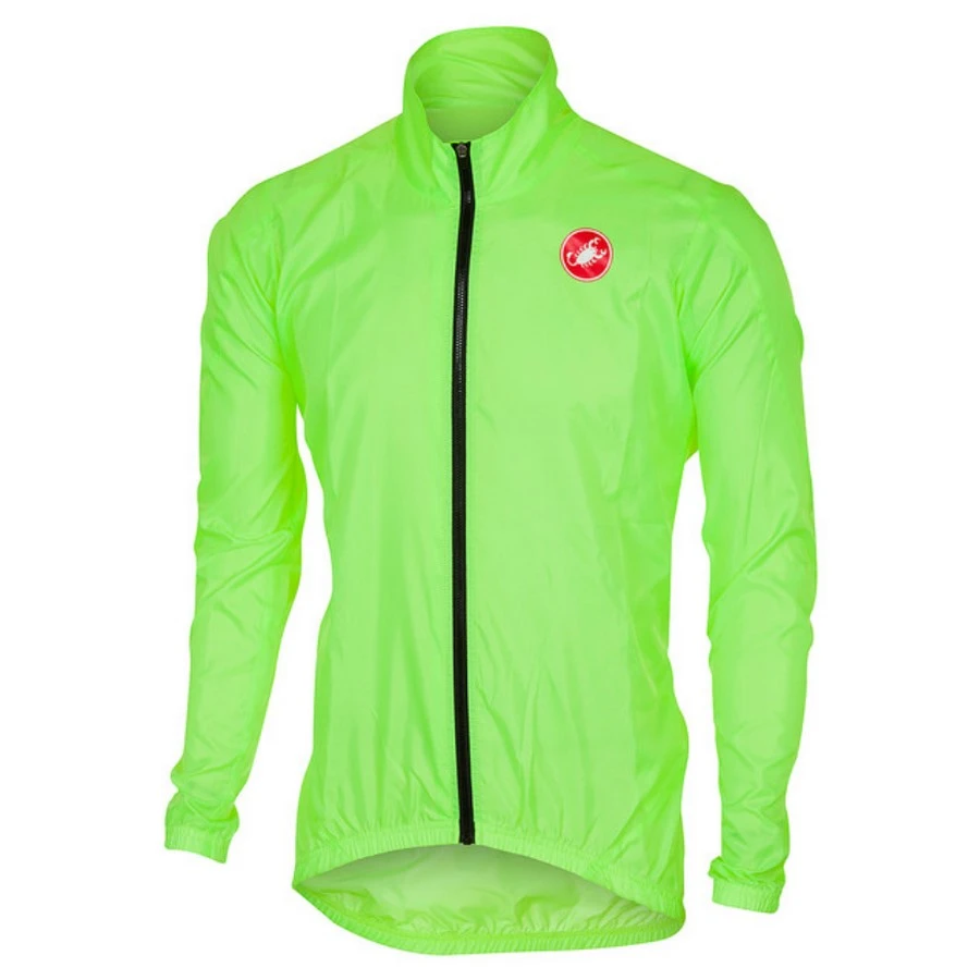 MANTEAU DE VÉLO CASTELLI SQUADRA ER JAUNE FLUO POUR HOMME 1 MANTEAU DE VÉLO CASTELLI SQUADRA ER JAUNE FLUO POUR HOMME