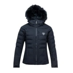 MANTEAU DE SKI ALPIN ROSSIGNOL RAPIDE NOIR POUR FEMME