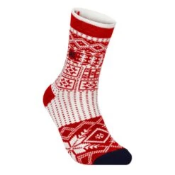 BAS DALE OF NORWAY OL HISTORY CREW CUT RASPBERRY OFFWHITE NAVY