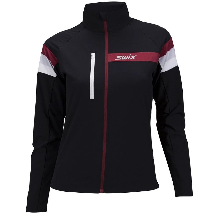 MANTEAU DE SKI DE FOND SWIX FOCUS NOIR POUR FEMME 1 MANTEAU DE SKI DE FOND SWIX FOCUS NOIR POUR FEMME