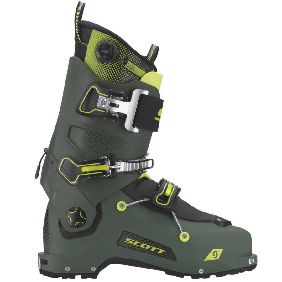 BOTTES DE SKI ALPIN SCOTT FREEGUIDE CARBON VERT 1 BOTTES DE SKI ALPIN SCOTT FREEGUIDE CARBON VERT