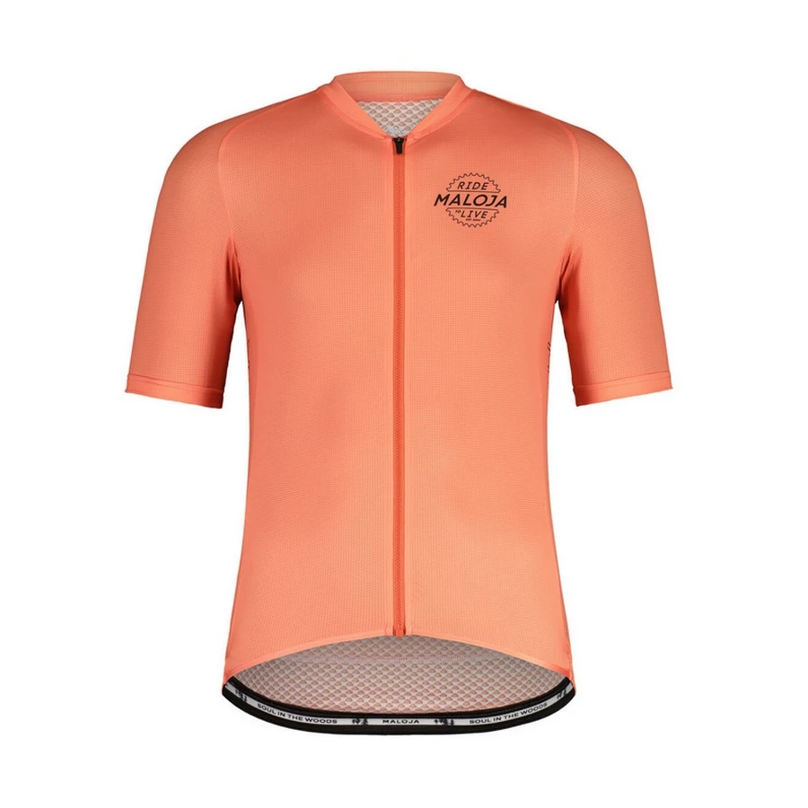 MAILLOT DE VÉLO MALOJA TESEROM. 1/2 BREEZE PASTEL GLOW POUR HOMME 1 MAILLOT DE VÉLO MALOJA TESEROM. 1/2 BREEZE PASTEL GLOW POUR HOMME