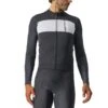 MAILLOT DE VÉLO CASTELLI PROLOGO 7 NOIR/GRIS POUR HOMME