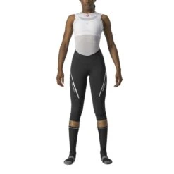 CUISSARD DE VÉLO CASTELLI VELOCISSIMA 3 KNICKER NOIR/ARGENT POUR FEMME