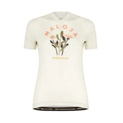 MAILLOT DE VÉLO MALOJA GANESM. 1/2 GLACIER MILK POUR FEMME