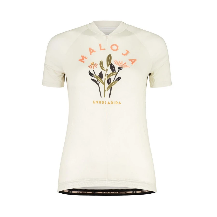 MAILLOT DE VÉLO MALOJA GANESM. 1/2 GLACIER MILK POUR FEMME 1 MAILLOT DE VÉLO MALOJA GANESM. 1/2 GLACIER MILK POUR FEMME