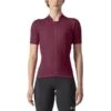 MAILLOT DE VÉLO CASTELLI ANIMA 3 BORDEAUX/ROUGE POUR FEMME