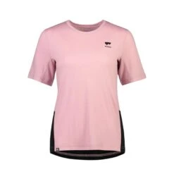 MAILLOT DE VÉLO MONS ROYALE TARN MERINO SHIFT NOIR/ROSE POUR FEMME
