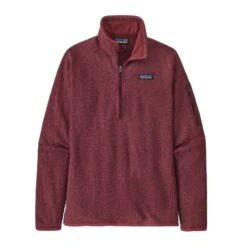 PATAGONIA BETTER SWEATER 1/4 ZIP SEQUOIA RED POUR FEMME