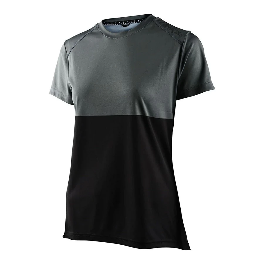 MAILLOT DE VÉLO TROY LEE DESIGN LILIUM SS VERT/NOIR POUR FEMME 1 MAILLOT DE VÉLO TROY LEE DESIGN LILIUM SS VERT/NOIR POUR FEMME