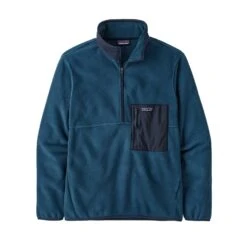 PATAGONIA MICRODINI 1/2 ZIP P/O TIDEPOOL BLUE POUR HOMME