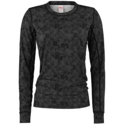 CHANDAIL DE SKI ALPIN KARI TRAA FANTASTISK LS RDGREY POUR FEMME