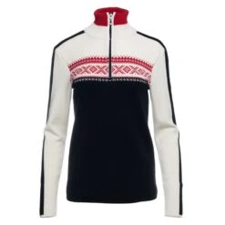 CHANDAIL DE SKI ALPIN DALE OF NORWAY DYSTINGEN NOIR POUR FEMME