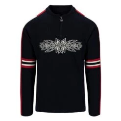 CHANDAIL DE SKI ALPIN DALE OF NORWAY OL SPIRIT NAVY RASPBERRY OFFWHITE POUR HOMME