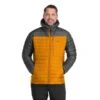 MANTEAU DE SKI ALPIN RAB MICROLIGHT ALPINE GRAPHENE/MARMALADE POUR HOMME