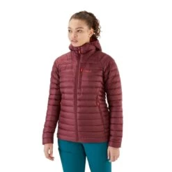 MANTEAU DE SKI ALPIN RAB MICROLIGHT ALPINE DEEP HEATHER POUR FEMME
