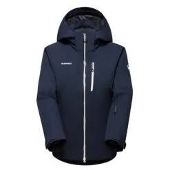 MANTEAU DE SKI ALPIN MAMMUT STONEY HS THERMO MARINE/BLANC POUR FEMME