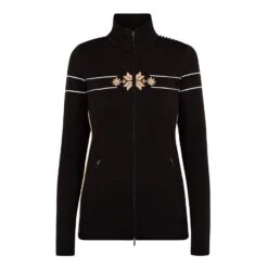 CHANDAIL DE SKI ALPIN NEWLAND BELLA NOIR/BISCUIT POUR FEMME