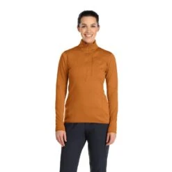 CHANDAIL DE SKI ALPIN RAB ASCENDOR PULL-ON MARMALADE POUR FEMME