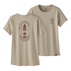 PATAGONIA CAP COOL DAILY GRAPHIC LANDS CLEAN CLIMB BLOOM: PUMICE X-DYE POUR FEMME