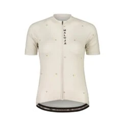 MAILLOT DE VÉLO MALOJA MADRISAM. GLACIER MILK HEARTS POUR FEMME