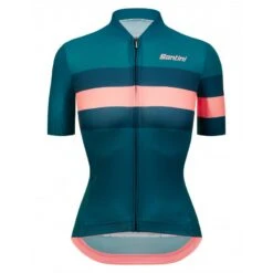MAILLOT DE VÉLO SANTINI ECO SLEEK BENGAL STEAL POUR FEMME