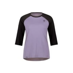 MAILLOT DE VÉLO MONS ROYALE TARN MERINO SHIFT RAGLAN 3/4 THISTLE/BLACK POUR FEMME